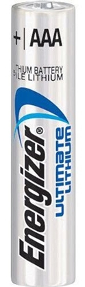 Attēls no AAA R03 baterijas 1.5V Energizer Ultimate Lithium litija L92 iepakojumā 1 gb.