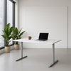 Picture of Adjustable Height Table Up Up Bjorn Gray, Table top L White
