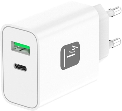 Attēls no adowarka sieciowa GaN USB-C 30W PD i USB-A 30W QC