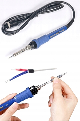 Attēls no Agam Stacja lutownicza z gorcym powietrzem 2in1 WEP 992D+ Hotair 720W