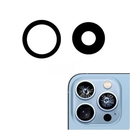 Attēls no Aizmugurējās kameras stikla komplekts preks iPhone 13 Pro 13 Pro Max 2 gab. Oriģināls SWAP (lietots A klase)