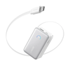 Picture of Anker Nano Power Bank 45W with Built-In Retractable USB-C Cable | A1638H21 | 10000 mAh | White