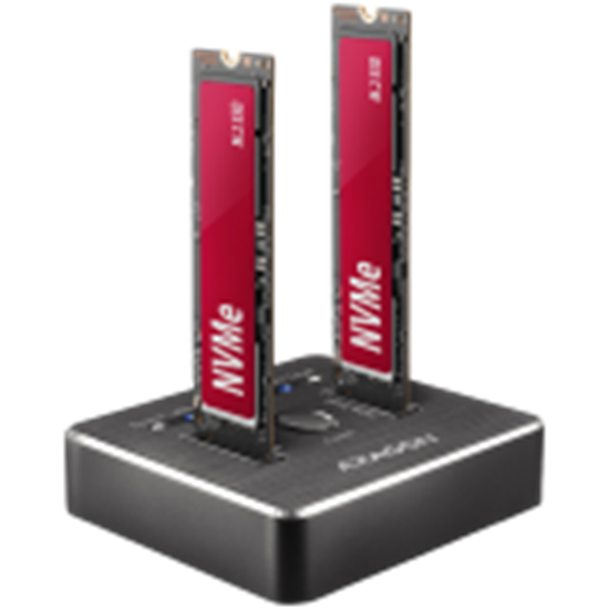 Picture of Axagon ADSA-M2C SuperSpeed USB-C 10 Gbps dual M.2 NVMe dock