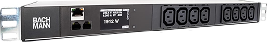 Picture of Bachmann 19 inch 1U BN2000 8xC13, TCP/IP power 2.0m CEE7/7