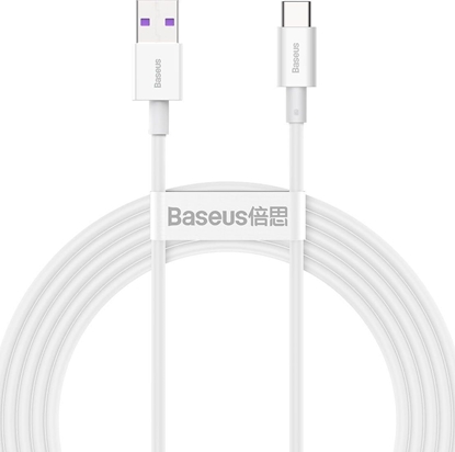 Picture of CABLE USB TO USB-C 2M/WHITE CATYS-A02 BASEUS