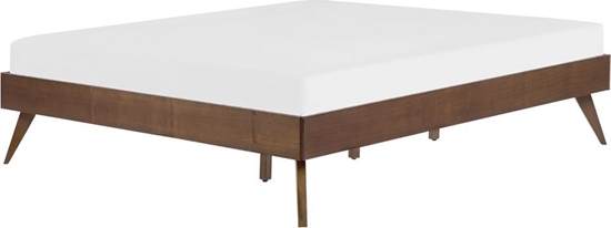 Picture of Beliani óko drewniane 160 x 200 cm ciemne BERRIC