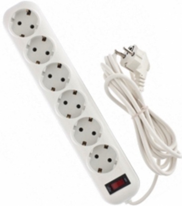 Attēls no Bellight Extension Cord with 6 Sockets Outlet Earthed with Switch 1.5m