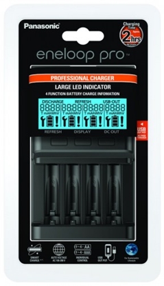 Изображение BQ-CC65 LCD lādētāji Eneloop - iepakojumā 1 gb.