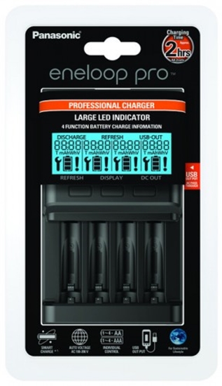 Picture of BQ-CC65 LCD lādētāji Eneloop - iepakojumā 1 gb.