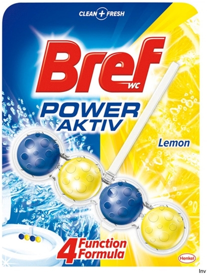 Picture of Bref Power Aktiv Zawieszka do WC Lemon 50g