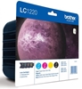 Изображение Brother LC1220VALBP ink cartridge 4 pc(s) Original Black, Cyan, Magenta, Yellow