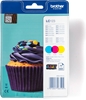 Picture of Brother LC123RBWBP ink cartridge 3 pc(s) Original Cyan, Magenta, Yellow