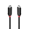 Picture of CABLE USB4 240W TYPE C 1M/BLACK LINE 37001 LINDY