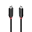 Picture of CABLE USB4 240W TYPE C 1M/BLACK LINE 37001 LINDY