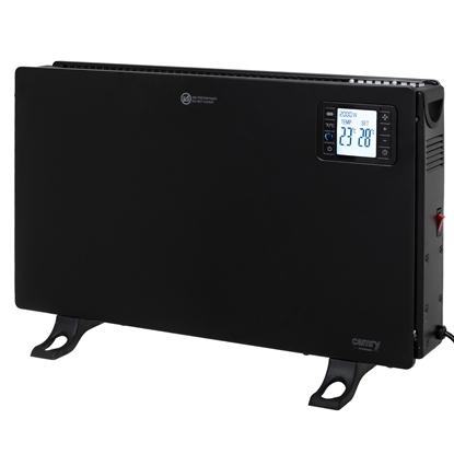 Изображение Camry CR 7739 Convection fan heater with remote control, LCD display, Black |