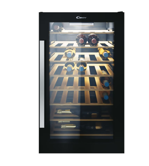 Picture of Chodziarka do wina Candy Candy | Wine Cooler | CWC 154 EEL/NF | Energy efficiency class G | Free standing | Bottles capacity 41 | Black
