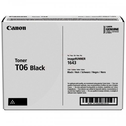 Attēls no Canon T06 (3526C002) Toner Cartridge, Black (SPEC)