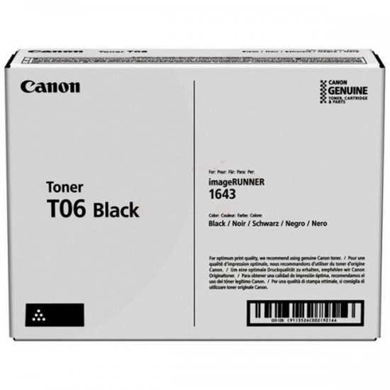 Picture of Canon T06 (3526C002) Toner Cartridge, Black (SPEC)