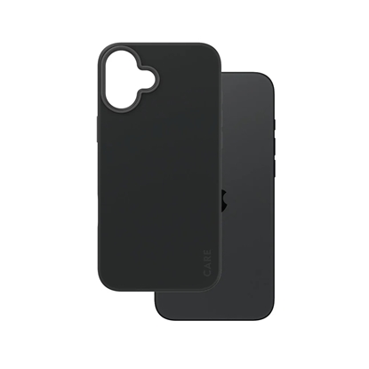 Picture of CARE by PanzerGlass Case Fashion | Back protection | Apple | iPhone 16 Plus | Recycled plastic | Black | MagSafe