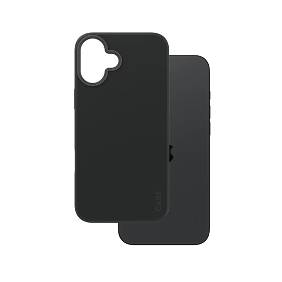 Picture of CARE by PanzerGlass Case Fashion | Back protection | Apple | iPhone 16 Plus | Recycled plastic | Black | MagSafe