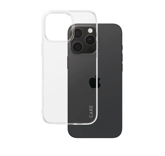 Picture of CARE Fashionable Case | Back cover | Apple | iPhone 16 Pro Max | Recycled plastic | Transparent | X-Ray Soft Basic