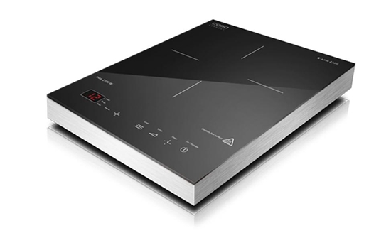 Picture of Caso | Free standing table hob | 02225 | Number of burners/cooking zones 1 | Sensor-Touch | Aluminium | Induction