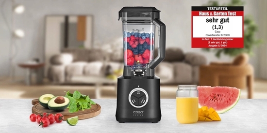 Picture of Blender kielichowy Caso Power Mikser | B 2000 | Tabletop | 2000 W | Jar material Tritan | Jar capacity 2 L | Ice crushing | Czarny