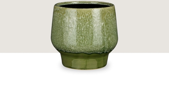 Picture of CERAMIC POT MONTA D22 H20CM GREEN