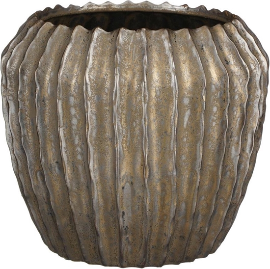 Picture of CERAMIC POT NOMA D24 H21CM BRONZE