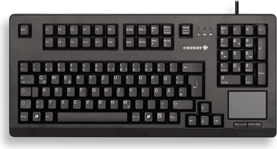 Изображение Cherry TouchBoard G80-11900 Corded Keyboard with Touchpad, Black, USB, (QWERTY - UK)
