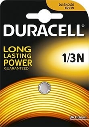 Picture of CR1/3 baterijas 3V Duracell litija 2L76 iepakojumā 1 gb.