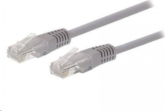 Picture of C-Tech Kabel patchcord C-TECH Cat5e, UTP, szary, 0,5 m