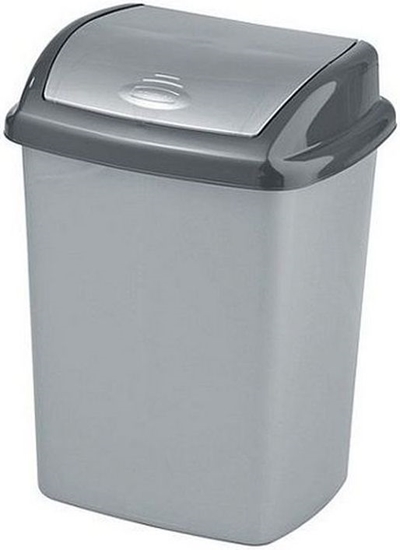 Picture of Curver Atkritumu spainis Dominik 10L sudraba  0805312877