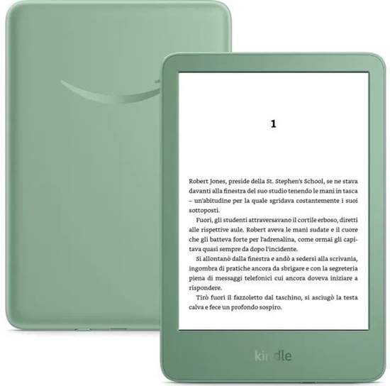 Изображение Czytnik Amazon Kindle 2024 6" eReader - 16 GB z ogoszeniami