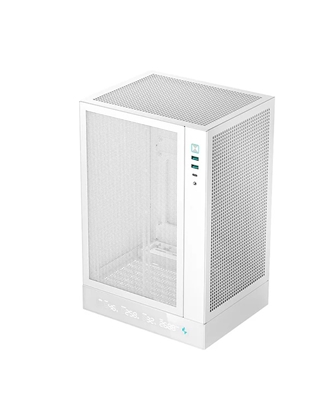 Attēls no Deepcool PC Gaming Case | CH170 DIGITAL | White | Mini ITX | ATX PS2