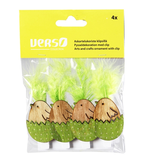 Изображение Dekors Lieldienu Verso Cālis olā 4gab. 3-krāsas