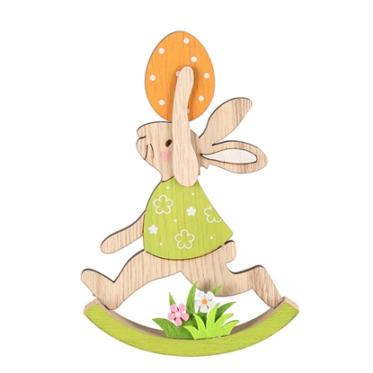 Picture of Dekors Lieldienu Verso Zaķis ar olu 17cm