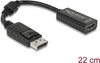 Picture of Delock Adapter DisplayPort 1.1 male > HDMI female Passive black