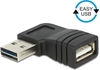 Picture of Delock Adapter EASY-USB 2.0-A male > USB 2.0-A female angled left / right