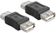 Изображение Delock Adapter Gender Changer USB-A female - USB-A female