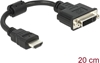 Picture of Delock Adapter HDMI male > DVI 24+5 female 20 cm
