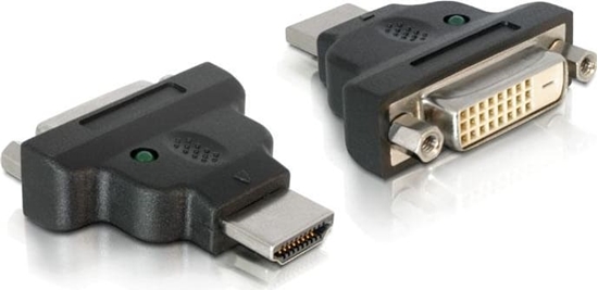 Picture of Delock Adapter HDMI male to DVI 24+1 pin female with LED