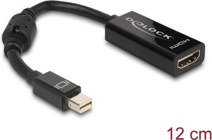 Attēls no Delock Adapter mini DisplayPort 1.1 male > HDMI female Passive black