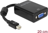Изображение Delock Adapter mini DisplayPort 1.2 male > VGA female black