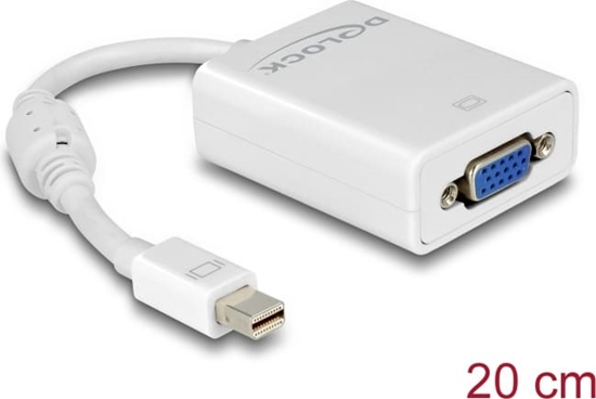 Изображение Delock Adapter mini DisplayPort 1.2 male > VGA female white