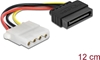 Picture of Delock Adapter Power SATA 15 pin male  4 pin Molex female 12 cm