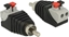 Attēls no Delock Adapter RCA male > Terminal Block with push button 2 pin