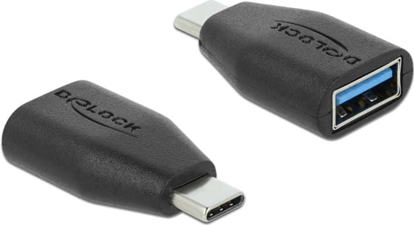 Изображение Delock Adapter SuperSpeed USB 10 Gbps (USB 3.1 Gen 2) USB Type-C™ male > Type-A female