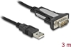 Изображение Delock Adapter USB 2.0 Type-A to 1 x serial RS-232 DB9 3 m