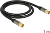 Изображение Delock Antenna Cable IEC Plug > IEC Jack RG-6/U 1 m black